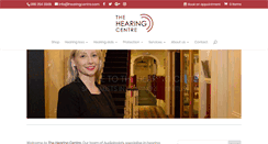 Desktop Screenshot of hearingcentre.com